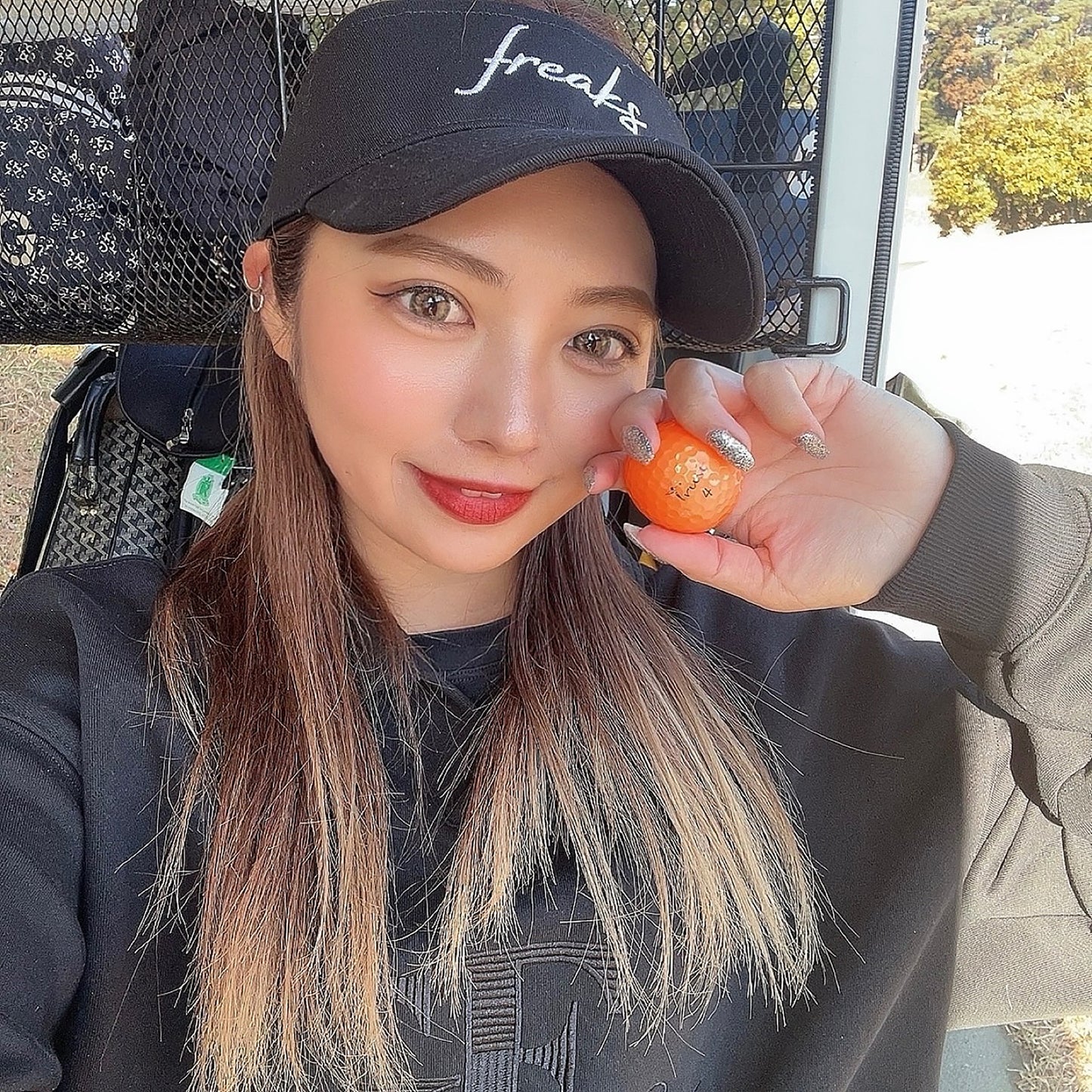 Trust Golf Balls Aurora Orange - Eye-catching golf balls, crystal urethane, 12 balls 