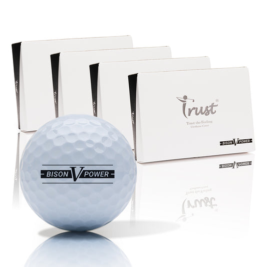 Trust Golf Balls Bison V Power - For ambitious golfers: Extreme distance under 169 km/h, 48 balls 