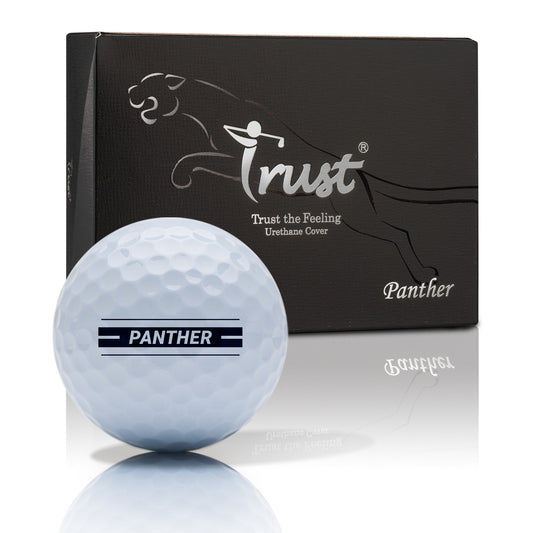 Trust Golf Balls Panther White – Urethane, soft feel, optimal combination of distance &amp; spin control, 12 balls 