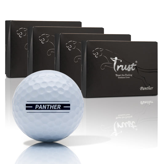 Trust Golf Balls Panther White – Urethane, soft feel, optimal combination of distance &amp; spin control, 48 balls 