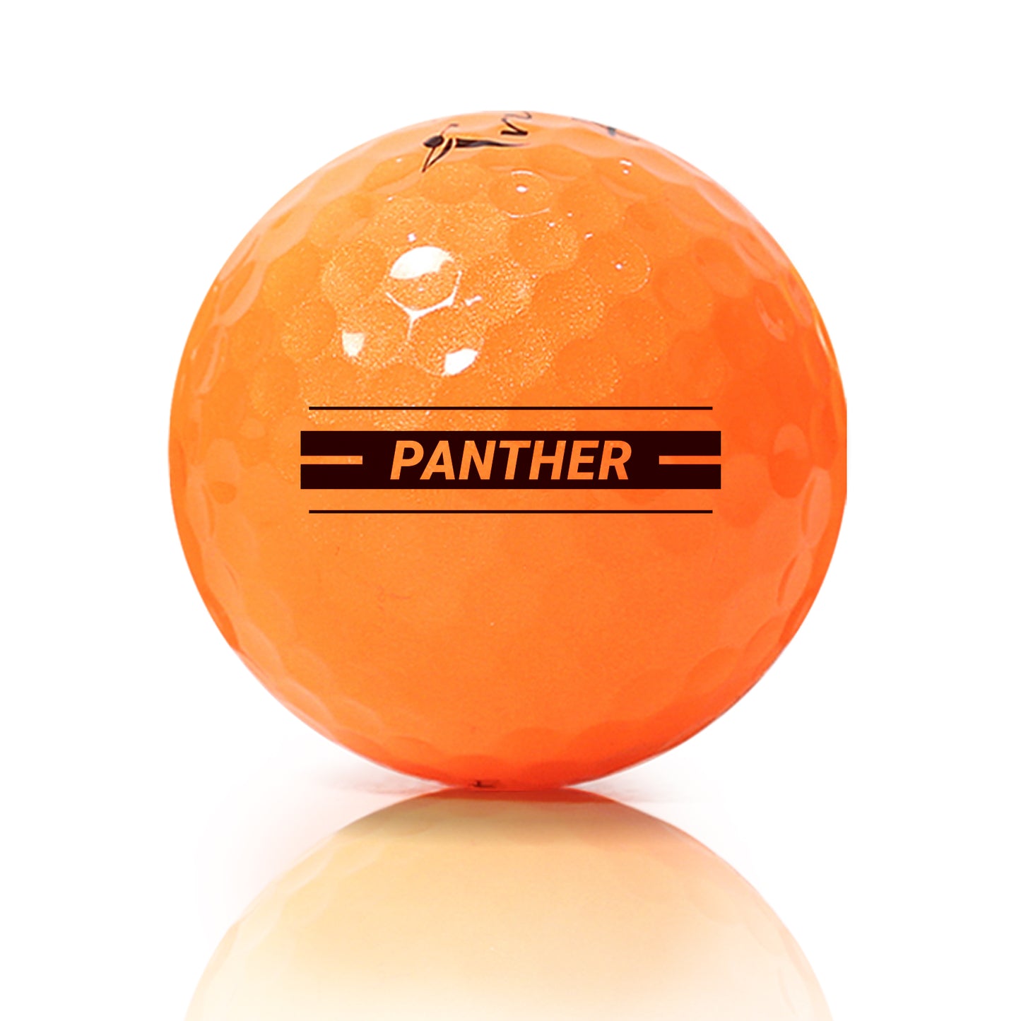 Trust Golf Balls Panther Orange – Eye-catching Golf Balls, Crystal Urethane, 12 Balls 