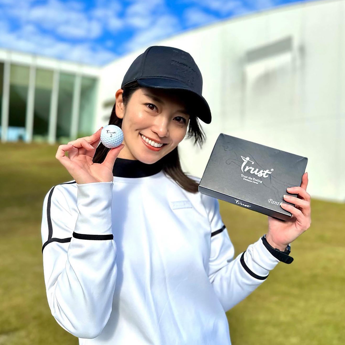 Trust Golf Balls Panther White – Urethane, soft feel, optimal combination of distance &amp; spin control, 48 balls 