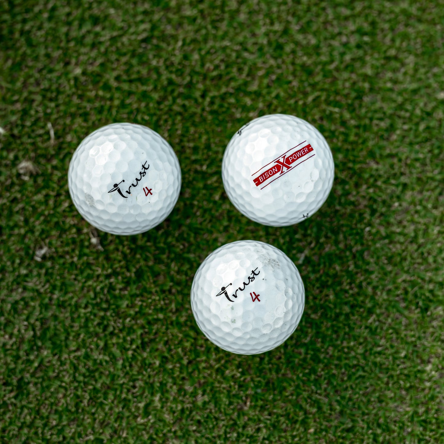 Trust Golf Balls Bison X Power - For ambitious golfers: Extreme distance from 169 km/h, 48 balls 
